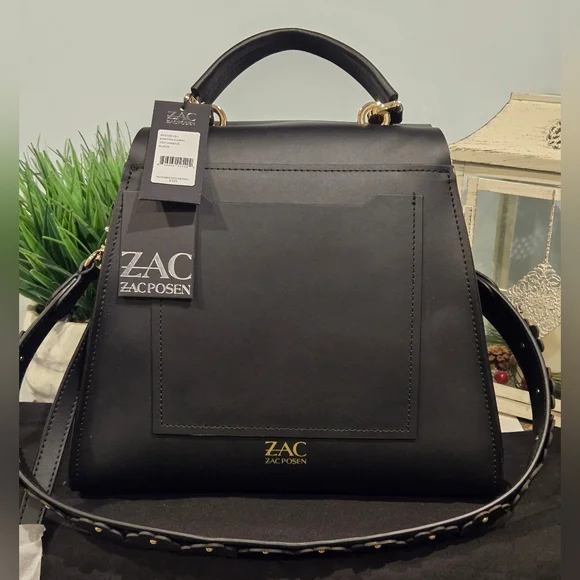 Zac Posen Eartha Iconic Black Handbag